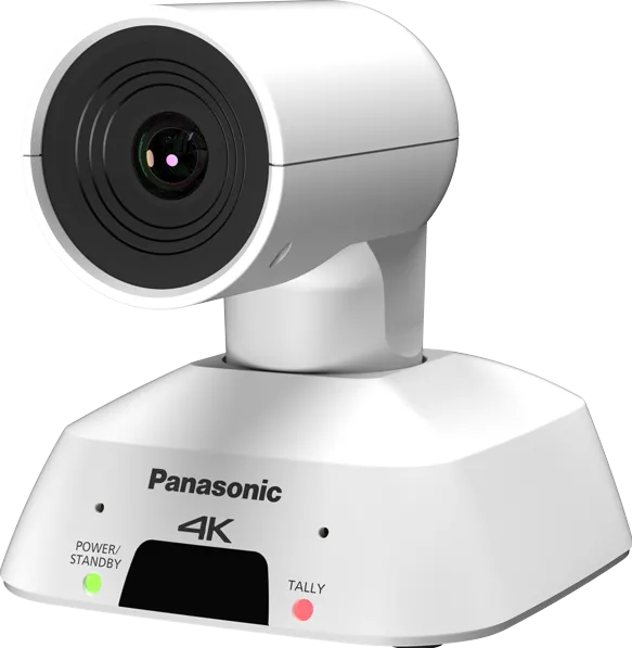 Panasonic AW-UE5KG, 4K Ultra-Wide ePTZ Camera, White