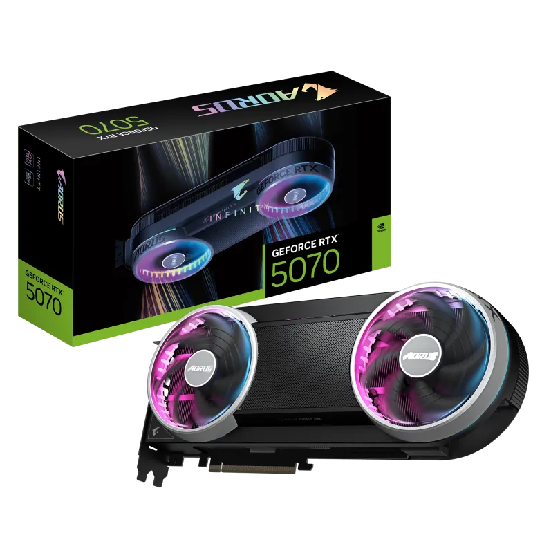 Gb geforce rtx aorus 5070 infinity 12 gb