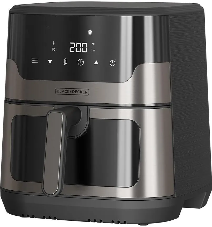 Friteuza cu aer cald Black+Decker BXAF8001E 1700 W 8 L negru
