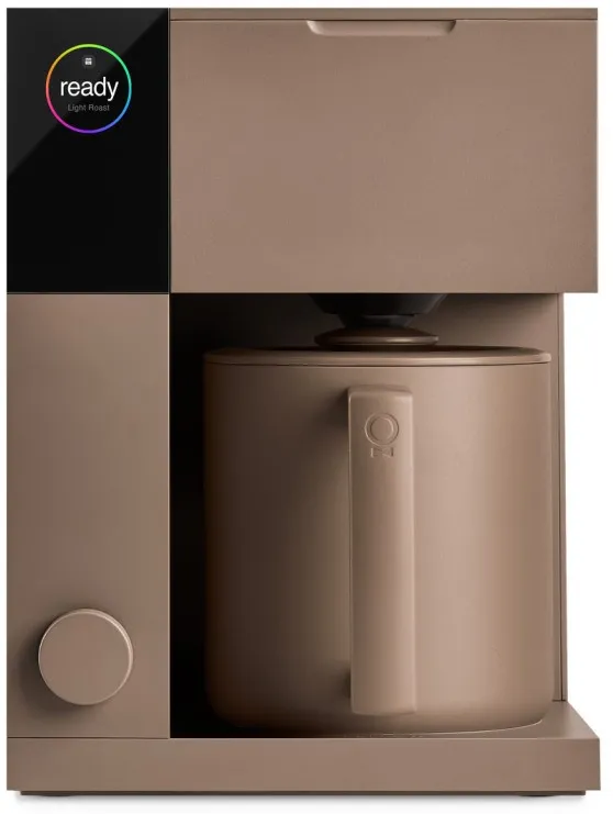 Aiden drip coffee maker, chocolate brown, by FELLOW