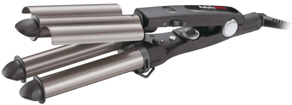 BaByliss TRIPPLE WAVER Curling iron Warm Black 125 W 106.3" (2.7 m)