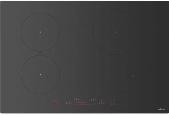 ELICA PRIMIS 804 PLUS RAW PRF0210632 induction hob, 78 cm, black glass
