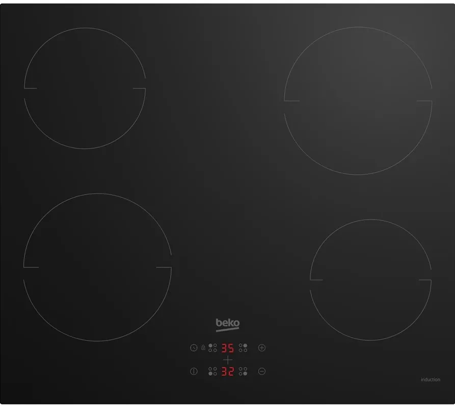 Beko HII 64401MT hob Black Built-in Zone induction hob 4 zone(s)