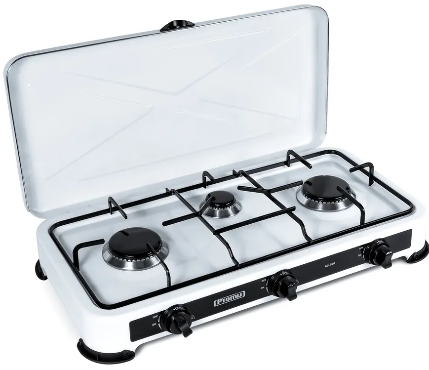 Gas stove PROMIS KG300 WHITE WITHOUT REDUCER