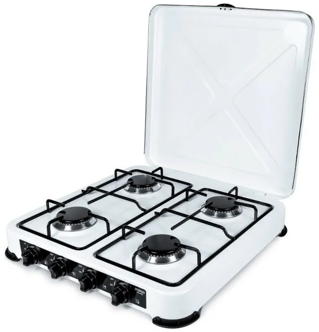 Promis KG400B hob white Countertop Gas 4 zone(s)