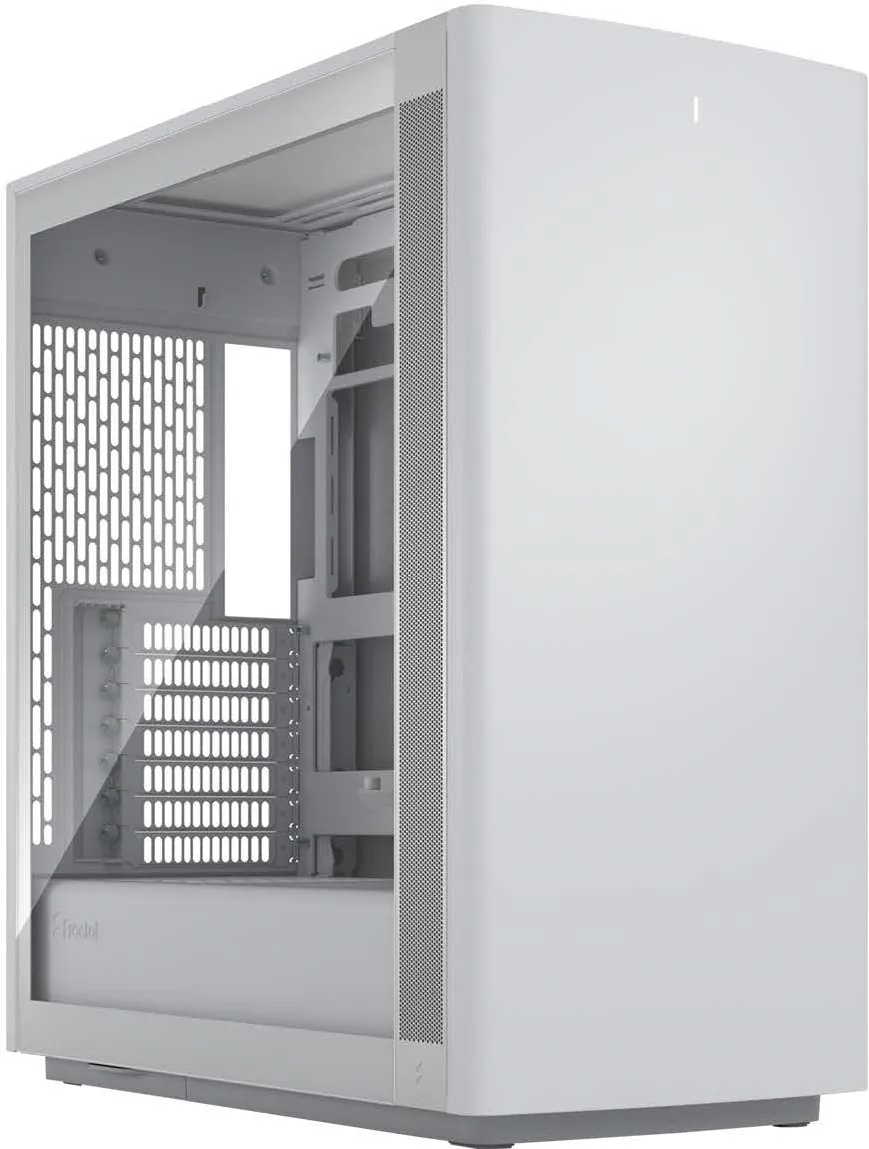 Carcasa PC Fractal Design Define One Light FD-C-DEFOA-03 Midi Tower alb sticla securizata Clear Tint
