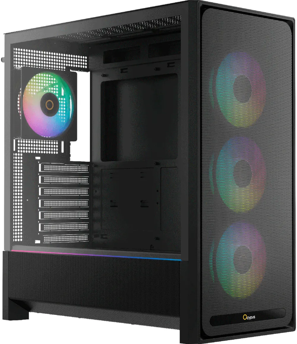 Ocypus Delta C70 ARGB (black, panoramic glass)