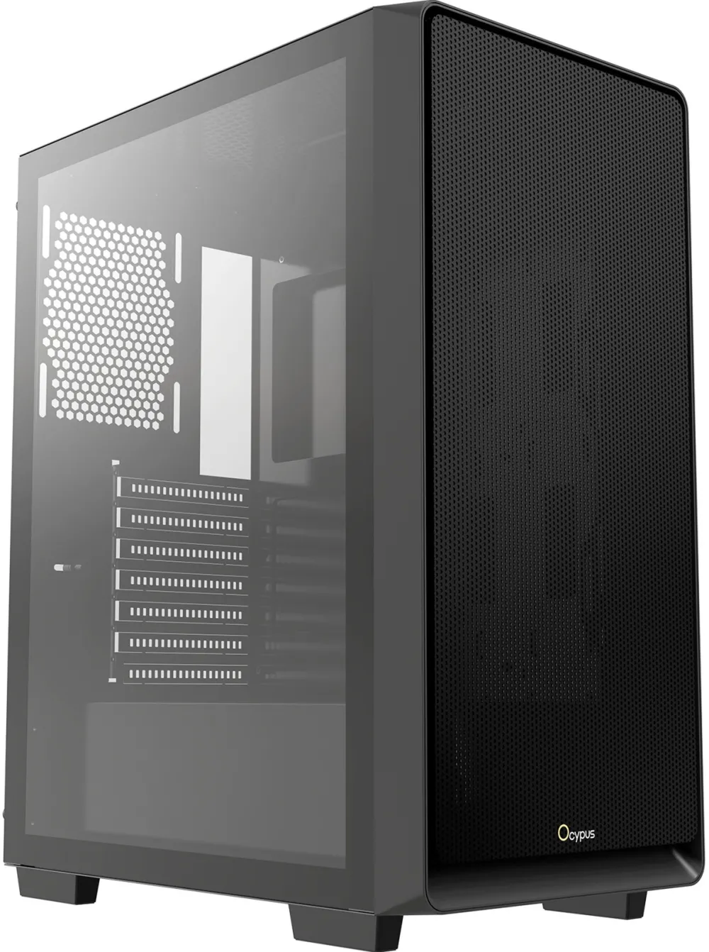 Ocypus Gamma C60 (black, tempered glass)