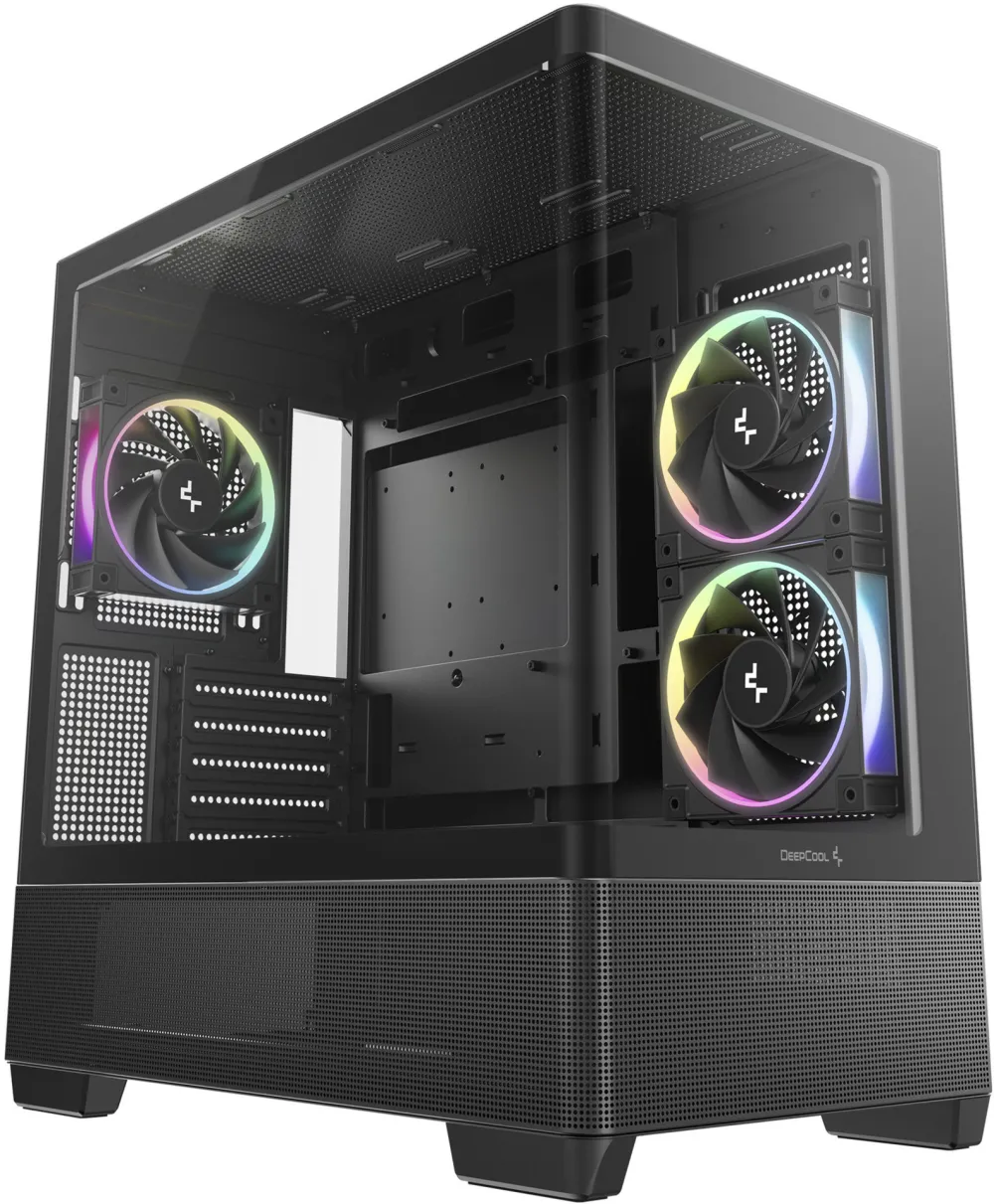 Deepcool CG380U 3F (black, panoramic glass housing)