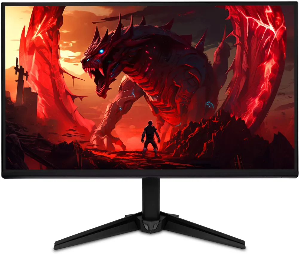 Acer Nitro QG241Y P6 Monitor 60cm 23.8'' FHD ZeroFrame IPS 144Hz 16:9 1ms(VRB) 250nits HDMI DP FreeSync EU MPRII Black H.cable x1