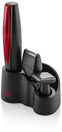 ETA ETA434190000 Luis Trimmer, Nose, Cordless, 1 AA battery operation (not included), 3 combs, Black/Red