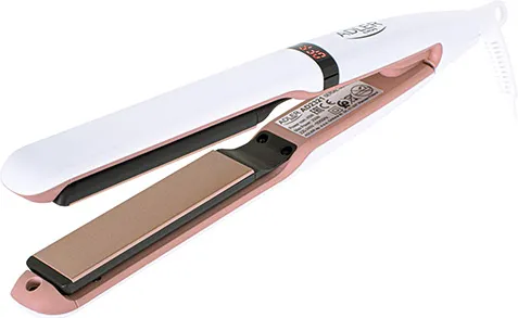 Adler AD 2321 Hair Straightener, 5 Temperature Settings, Ceramic, Pearl White