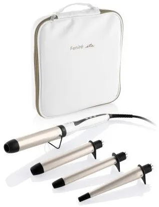 ETA ETA832790000 Fenite Curling Iron 4in1, Power 56, Travel case, 4 attachments, White