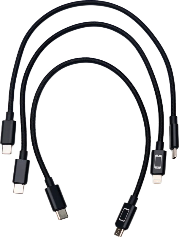Chasing RC3 Cable kit (Type-C-Micro, Type-C-Type-C, Type-C-lightning.)