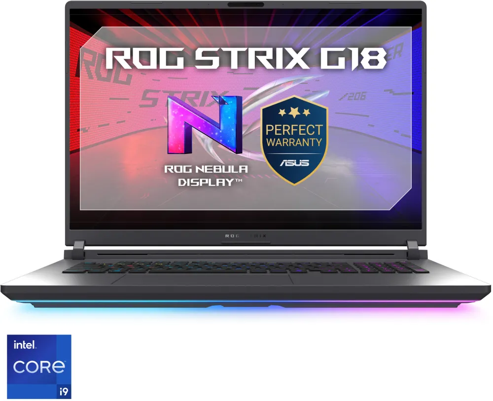 Laptop Gaming ASUS ROG Strix G18 G815JPR cu procesor Intel® Core™ i9 14900HX pana la 5.8GHz, 18'', 2.5K WQXGA, 240Hz, IPS, 16GB DDR5 RAM, 1TB SSD, NVIDIA® GeForce RTX™ 5070 8GB GDDR7, No OS, Eclipse Gray