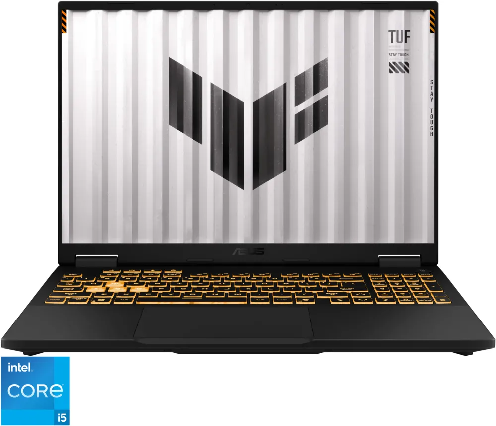 Laptop Gaming ASUS TUF F16 FX608JMR cu procesor Intel® Core™ i5 14450HX pana la 4.8GHz, 16'', Full HD+, 144Hz, IPS, 16GB DDR5 RAM, 512GB SSD, NVIDIA® GeForce RTX™ 5060 8GB GDDR7, No OS, Jaeger Gray