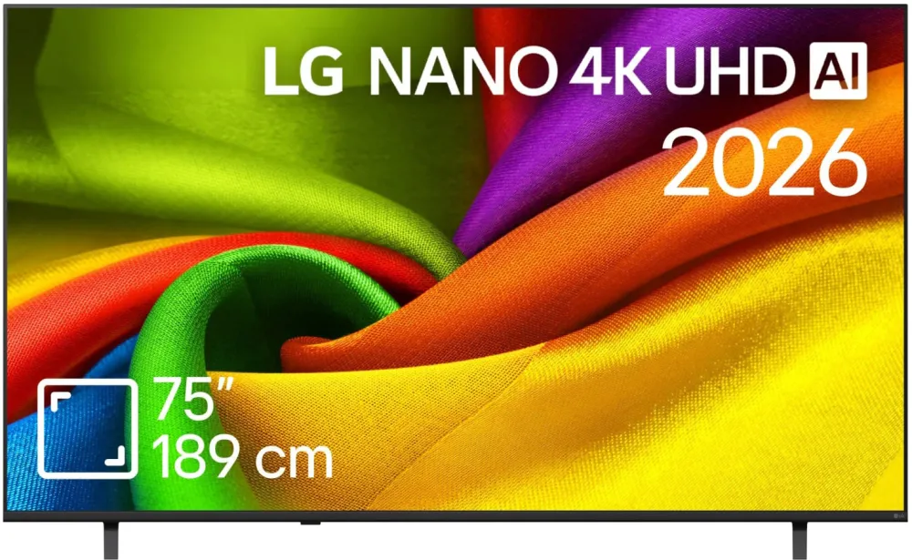 Televizor LG LED 75NU850B3LA, 189 cm, Smart, 4K Ultra HD, Clasa F (Model 2026)