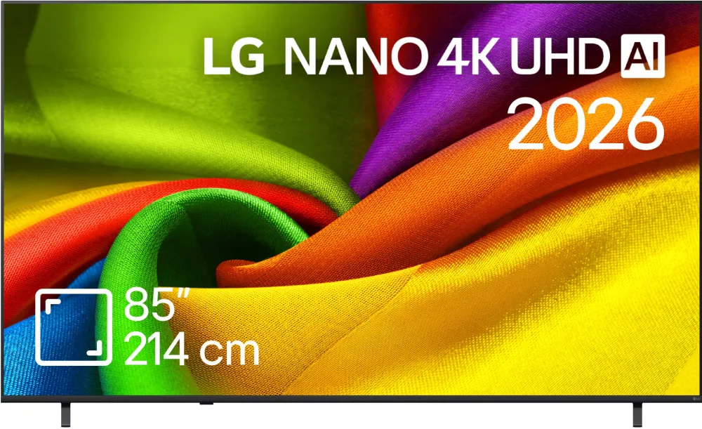 Televizor LG LED 85NU850B3LA, 214 cm, Smart, 4K Ultra HD, Clasa E (Model 2026)
