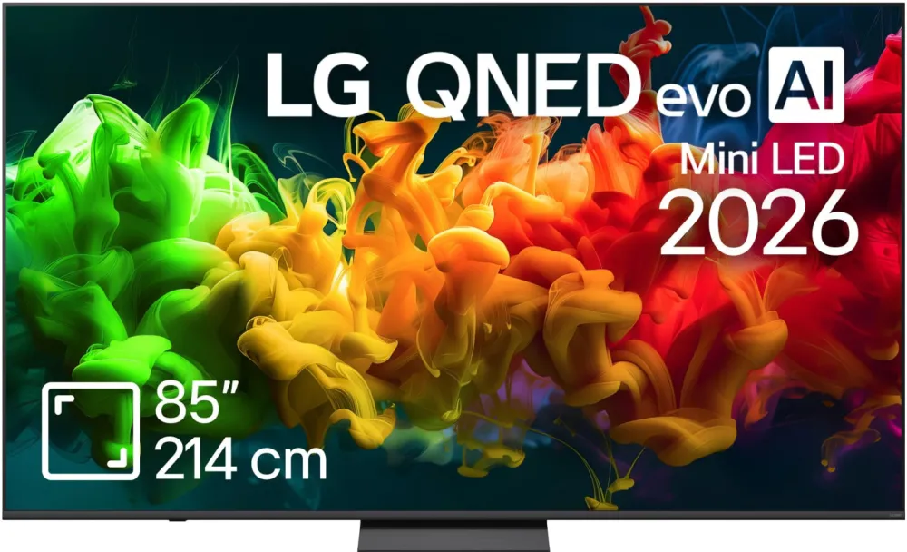 Televizor LG QNED Evo 85QNED8EB3A, 214 cm, Smart, 4K Utra HD, Clasa F (Model2026)