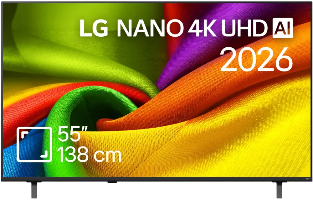 Televizor LG LED 55NU850B3LA, 138 cm, Smart, 4K Ultra HD, Clasa F (Model 2026)