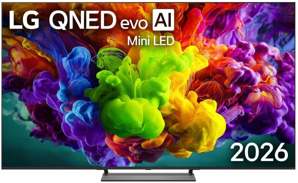 Televizor LG QNED Evo Mini LED 85QNED93B6A, 214 cm, Smart, 4K Ultra HD, 165 Hz, Clasa G (Model2026)
