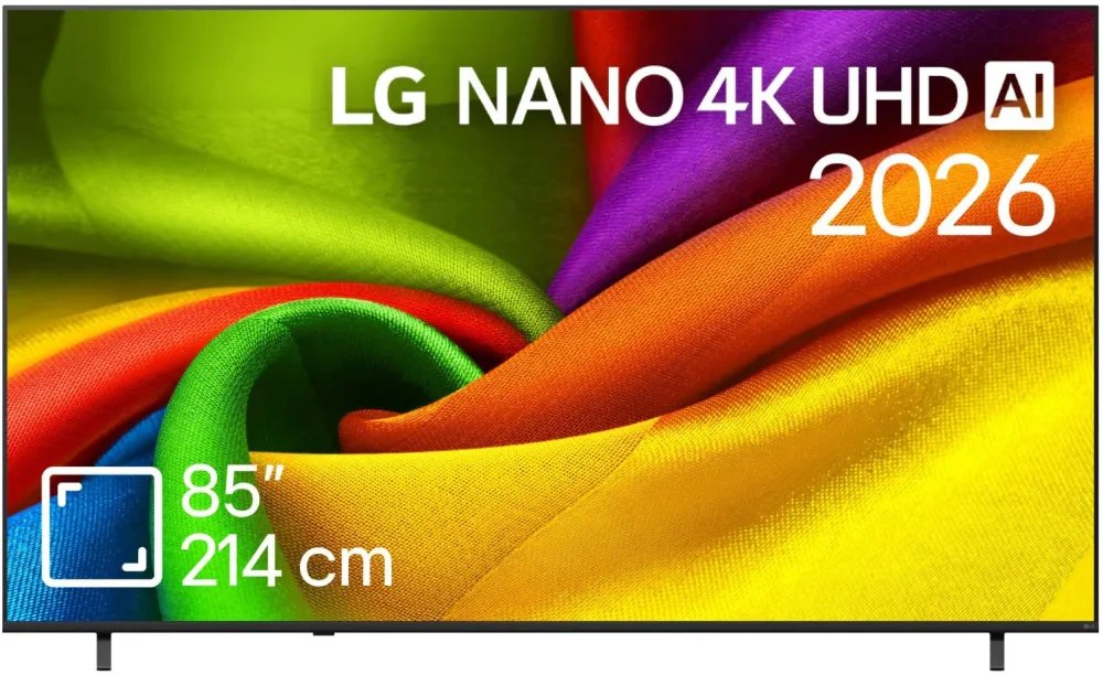 Televizor LG LED 85NU8E0B3LA, 214 cm, Smart, 4K Ultra HD, Clasa E (Model 2026)