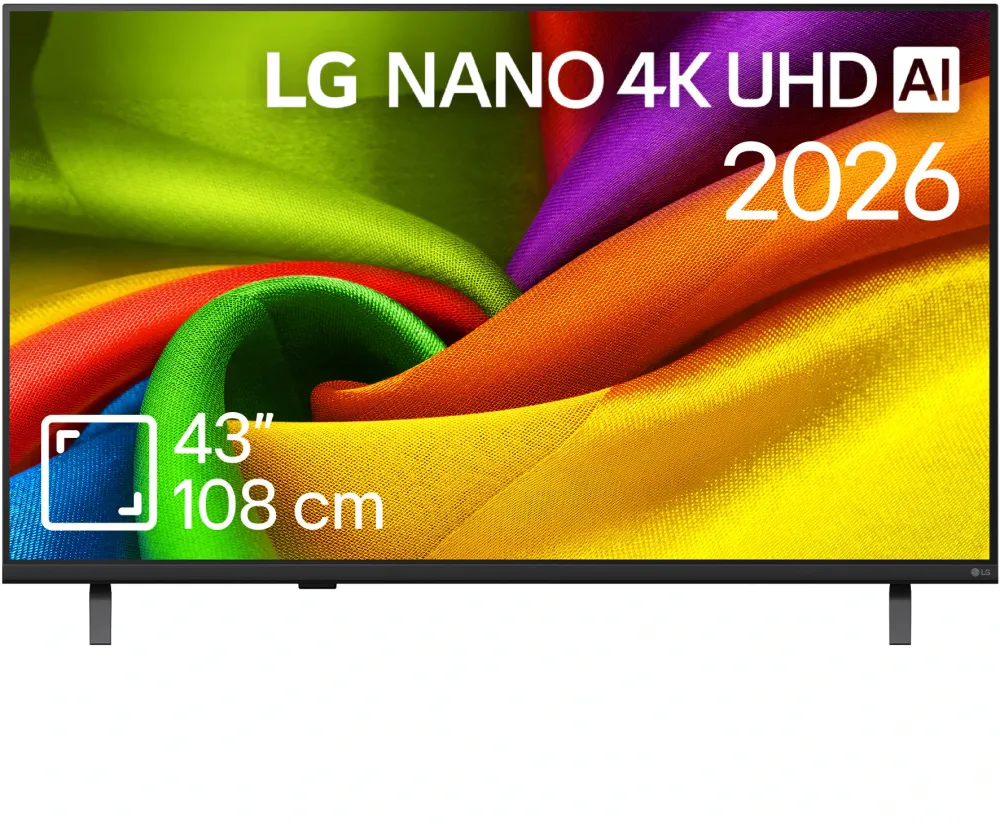 Televizor LG Televizor LG Led 43NU8E0B3LA, 108 cm, Smart, 4K Utra HD, Clasa F (Model2026)