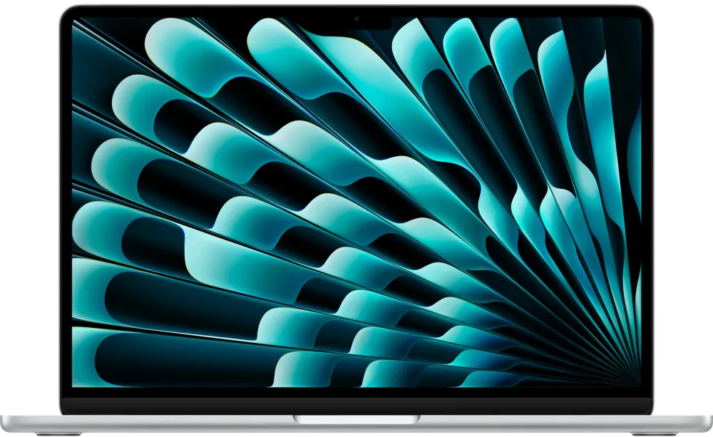 Laptop Apple MacBook Air 13" cu procesor Apple M5, 10 nuclee CPU, 10 nuclee GPU, 16 nuclee Neural Engine, 32GB RAM, 2TB SSD, Silver, Tastatura Internationala