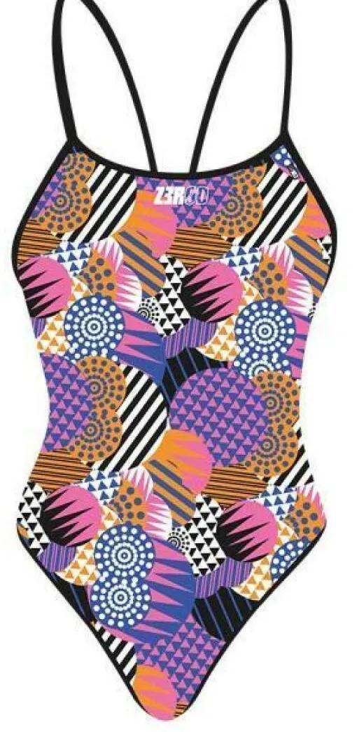 Z3R0D - costum inot intreg pentru fete - patchwork - 11/12