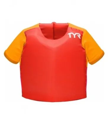TYR - bluza cu centura copii - Kids Flotation Shirt - rosu