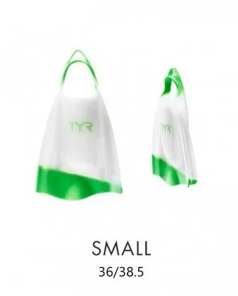 TYR - labe inot - HYDROBLADE FINS - alb | verde - S - 35.5-37.5