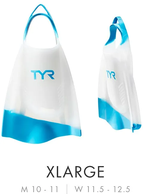 TYR - labe inot - HYDROBLADE FINS - alb | albastru - XL - 42.5-44.5