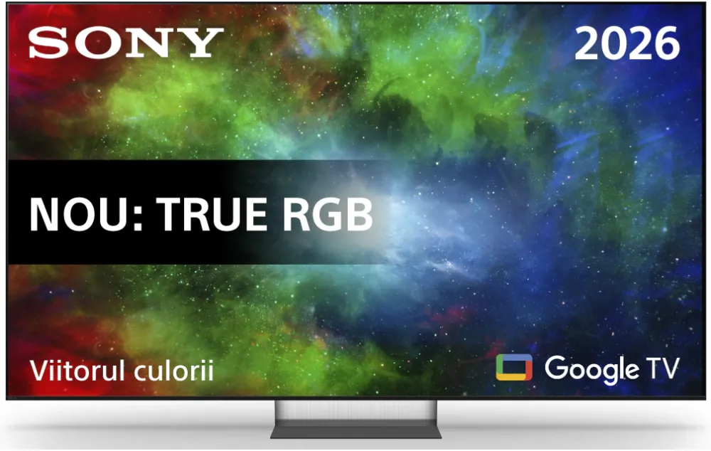 Televizor Sony BRAVIA XR 9 II True RGB LED 65XR95M2, 164 cm, Smart Google TV, 4K Ultra HD, 120Hz, Clasa E (Model 2026)