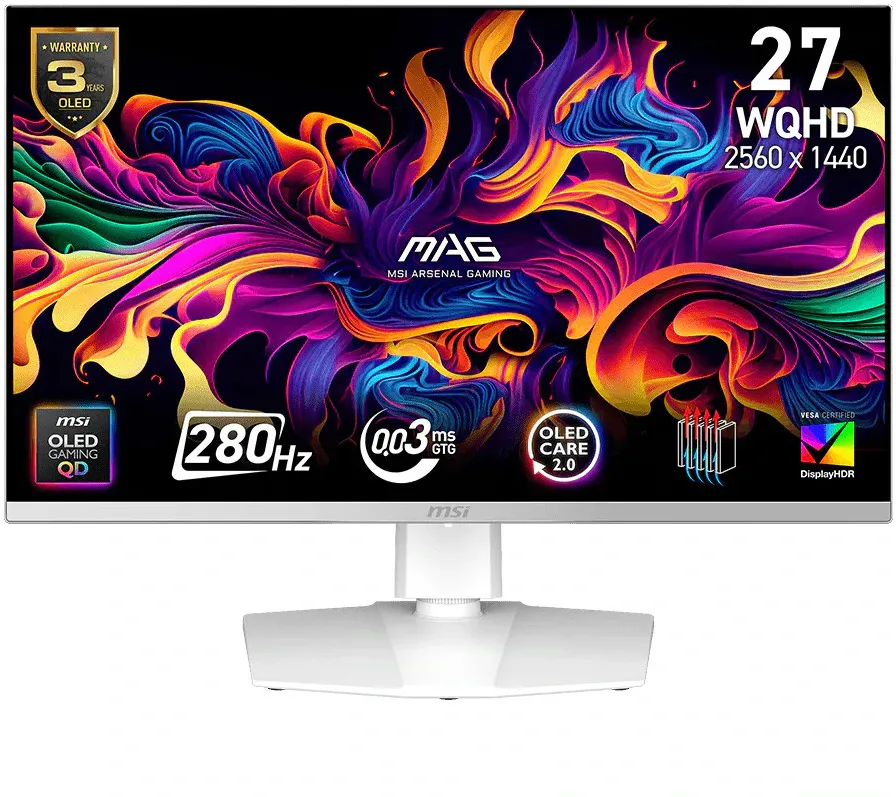 Monitor MSI 27" MAG 272QPW QD-OLED X28