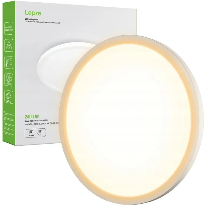 LEPRO 1500039-WW-EU 24 W, 2400 lm, plafonieră