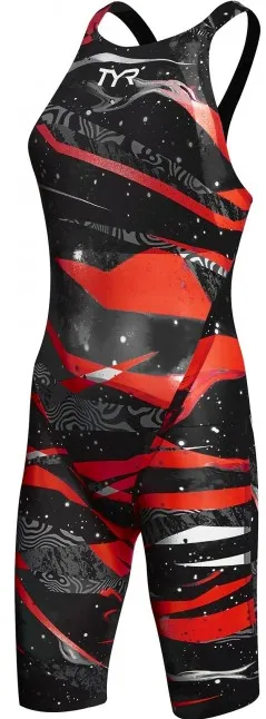 TYR - costum tehnic W - Avictor Omaha Nights - Openback - negru I rosu - 26