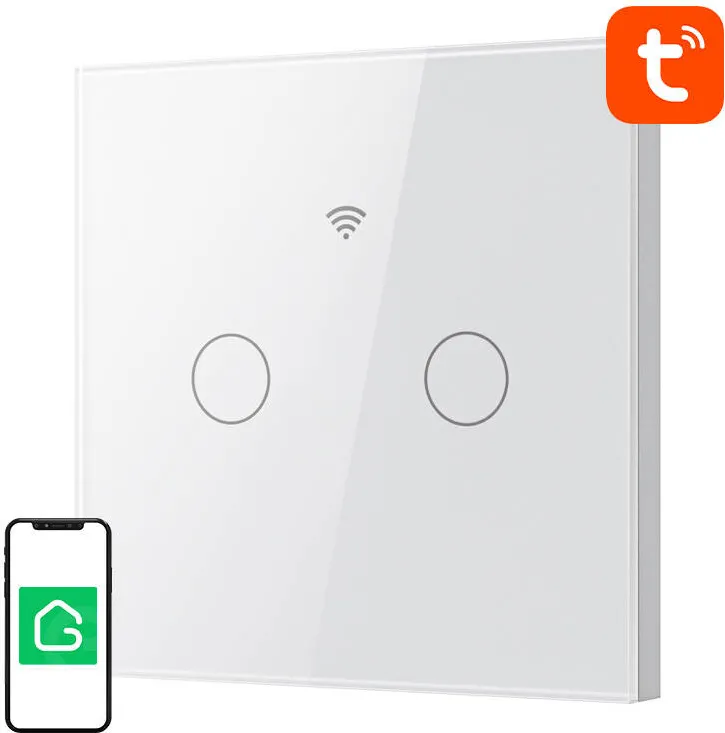 Smart Touch WiFi Light Switch Gosund SLS2 Dual.