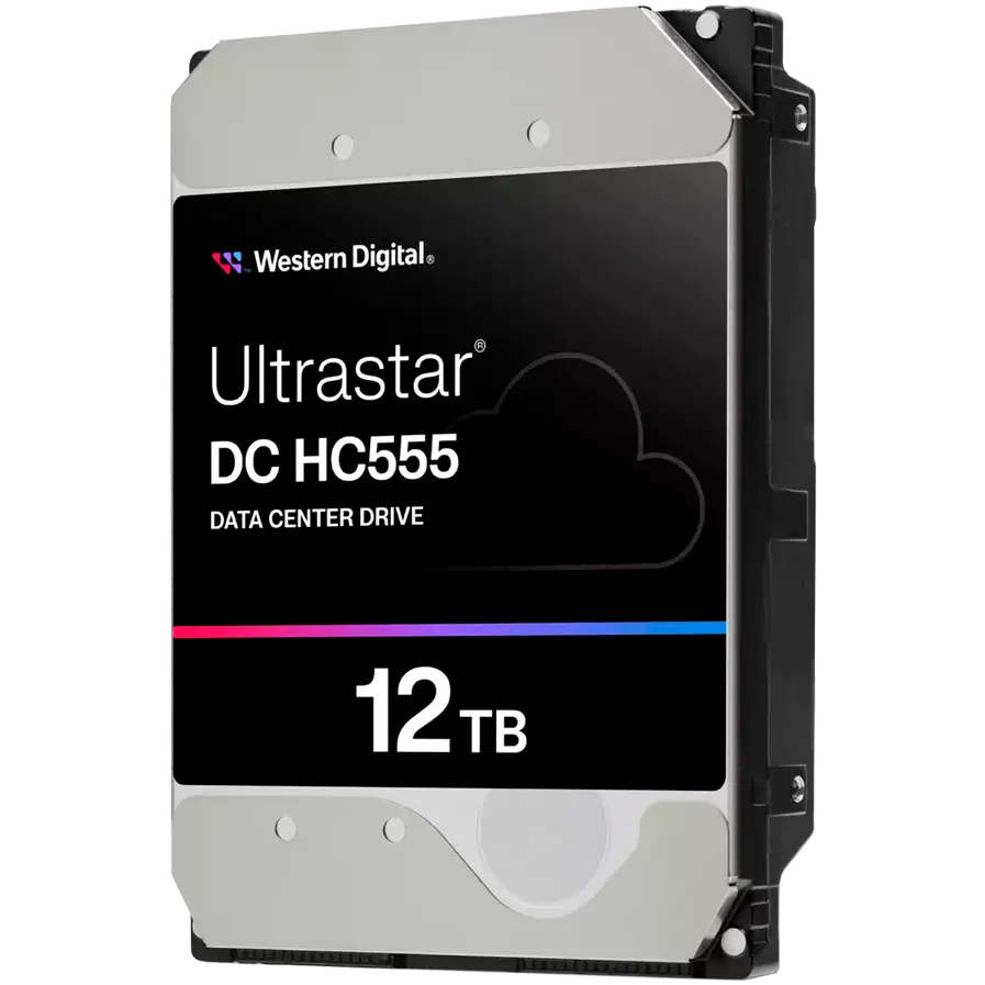 HDD Server WD Ultrastar DC HC555 12TB 512e SE, 3.5", 512MB, 7200 RPM, SATA, NP3, SKU: 0B48720