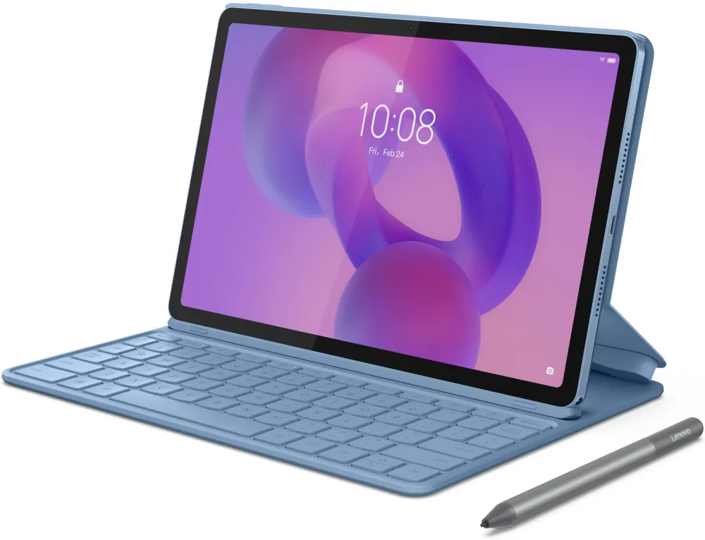 Tableta Lenovo Idea Tab, Octa-Core, 11" 2.5K (2560x1600) IPS 500nits, 8GB RAM, 256GB, Wifi, Tastatura + Pen, Polar Blue