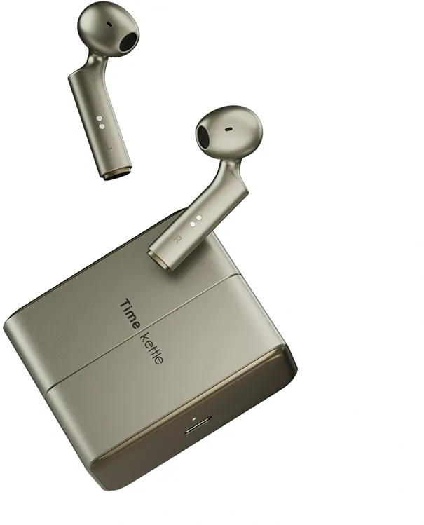 Căști intraauriculare TimeKettle W4 Plus TWS cu funcție de traducere (aurii)