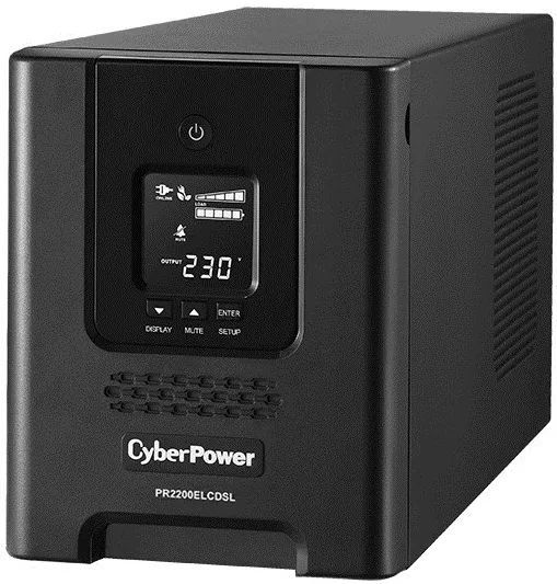 CyberPower PR2200ELCDSL uninterruptible power supply (UPS) Line-Interactive 2.2 kVA 1980 W 9 AC outlet(s)