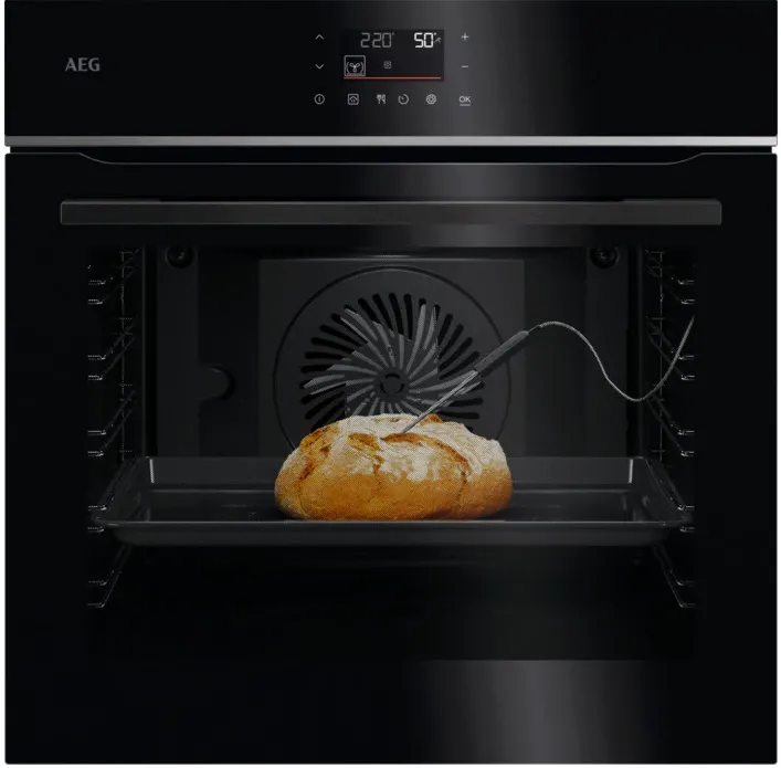 Built-in oven AEG TA5PB53APB, electric, pyrolytic cleaning, 72 l, class A, Black glass