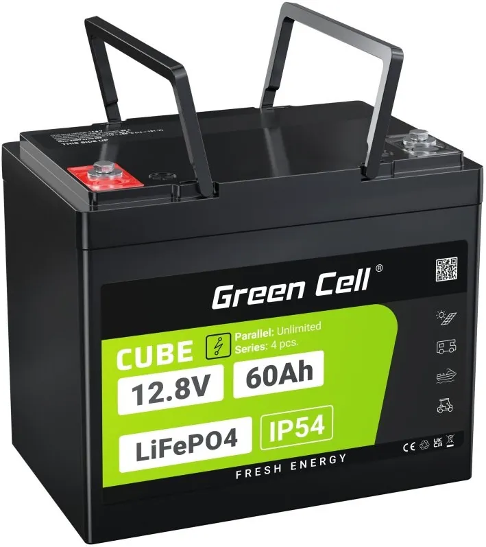 Green Cell LFPGC12V60AH UPS battery Lithium Iron Phosphate (LiFePO4) 12.8 V 60 Ah