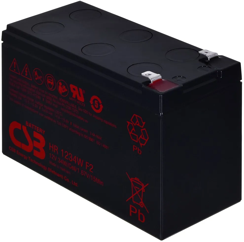 Battery HR1234WF2 CSB 9Ah 12V