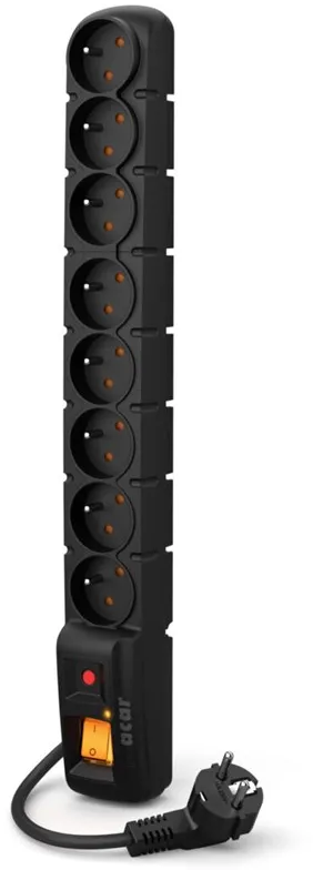 ACAR S8 Black 8 AC outlet(s) 230 V 5m