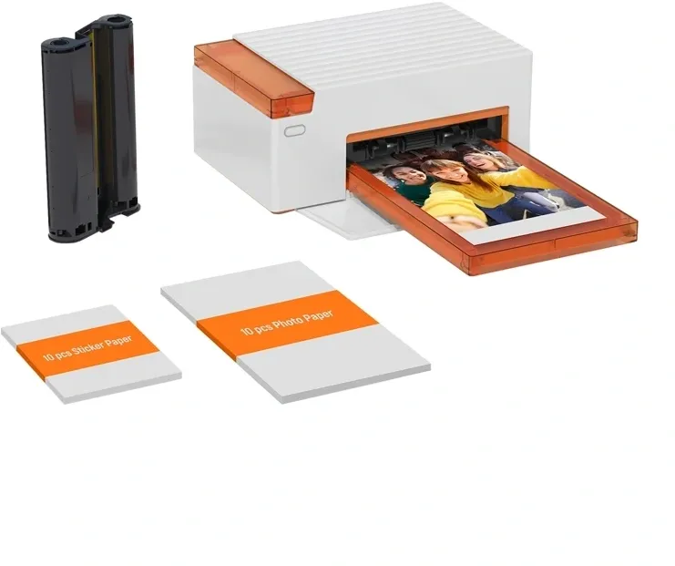 Imprimantă foto Liene Amber M110 4x6", 10 coli