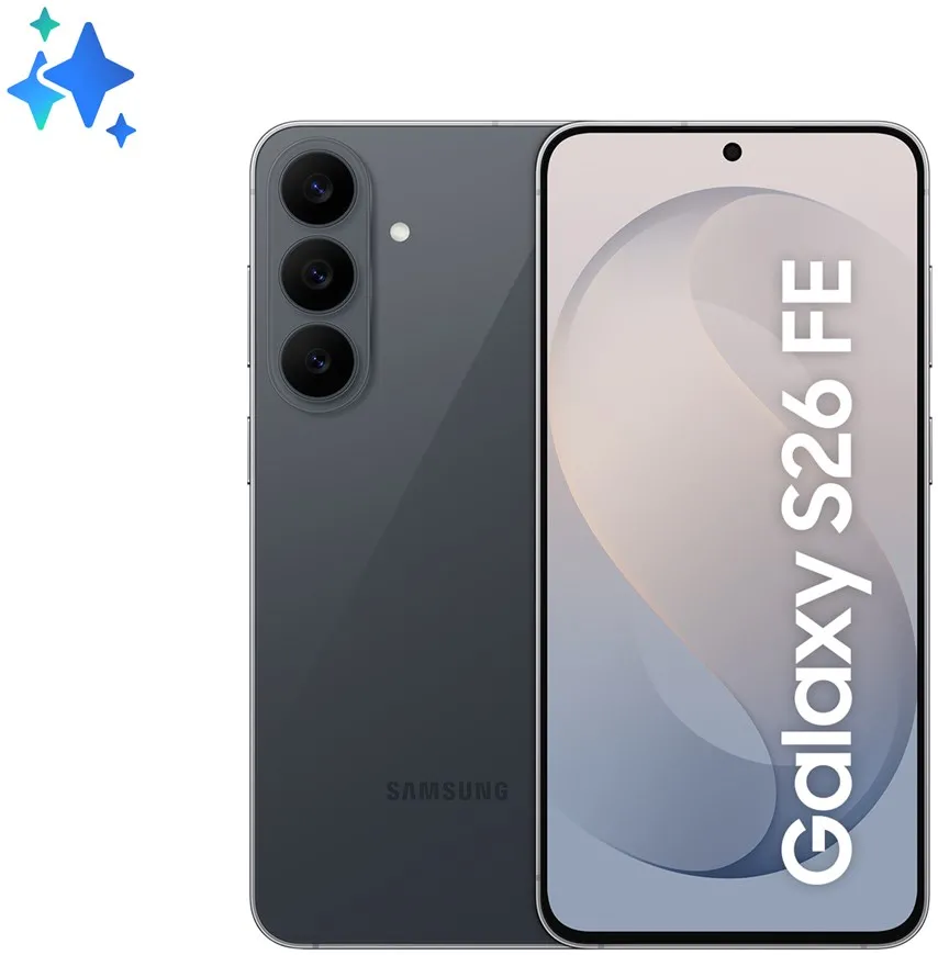 Samsung Galaxy S26 FE 17 cm (6.7") Dual SIM Android 17 5G USB Type-C 128 GB 4900 mAh Graphite