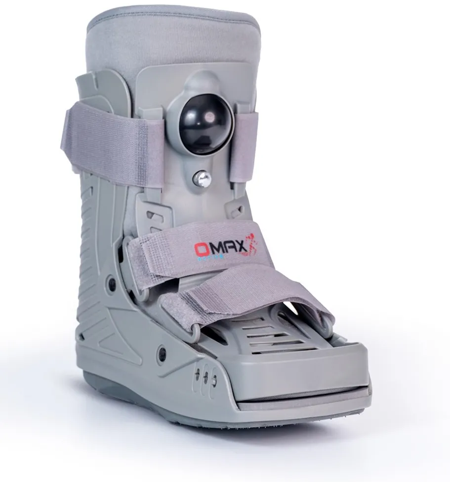 Short Ankle-Foot Orthosis "AIR WALKER SHORT" O-1181/S REHAFUND, Grey