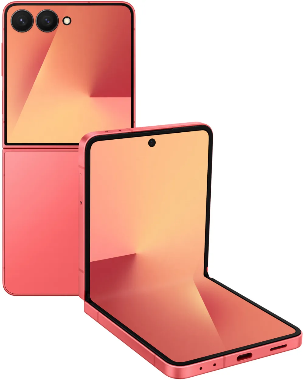 Telefon mobil Samsung Galaxy Z Flip7, 12GB RAM, 256GB, 5G, Coralred