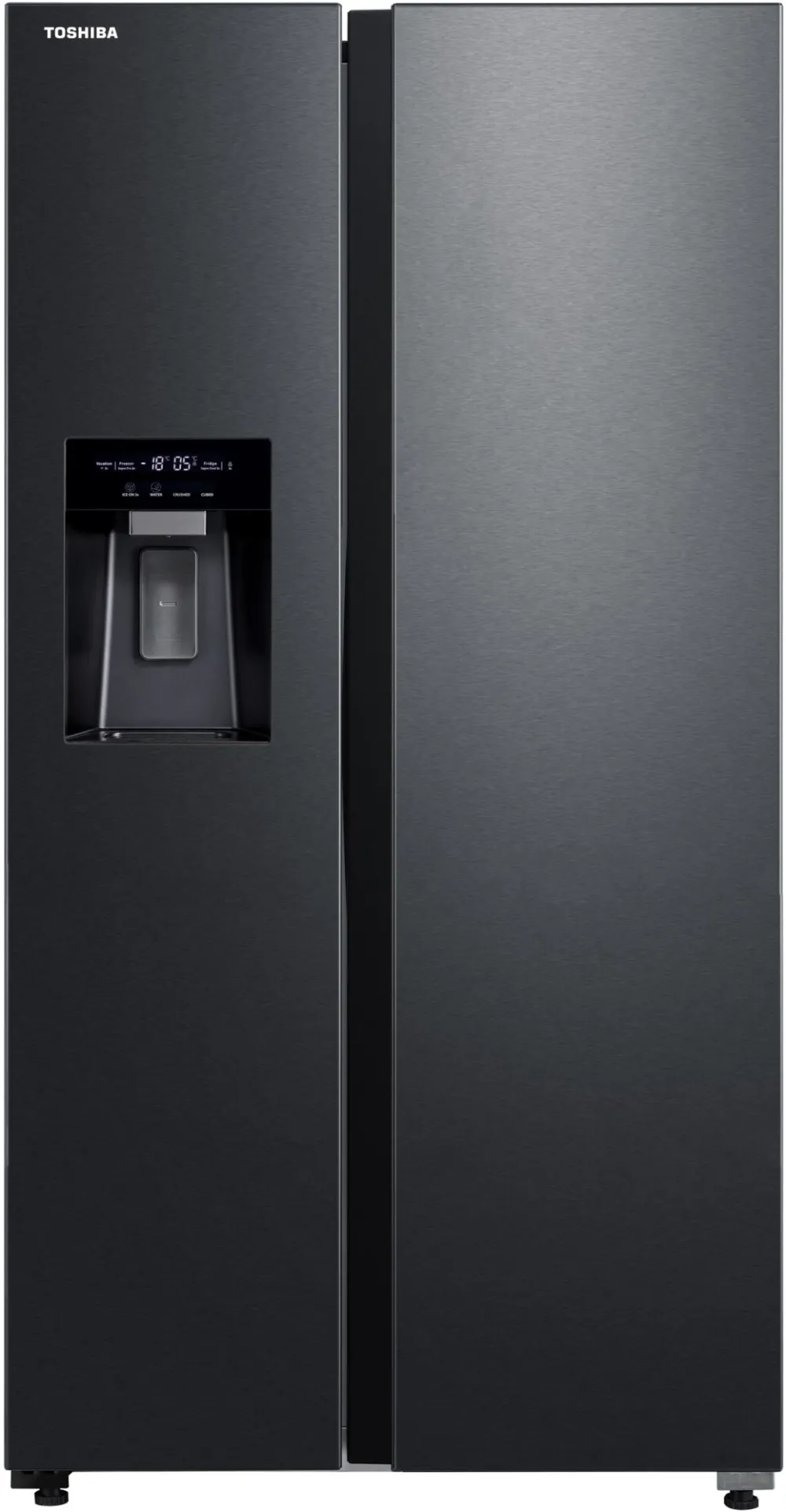 Side by side GR-RS755WI-PMJ(05), clasa E, volum net total 568 litri, No Frost, Ice Maker 3 in 1, Wifi, design Inox Negru